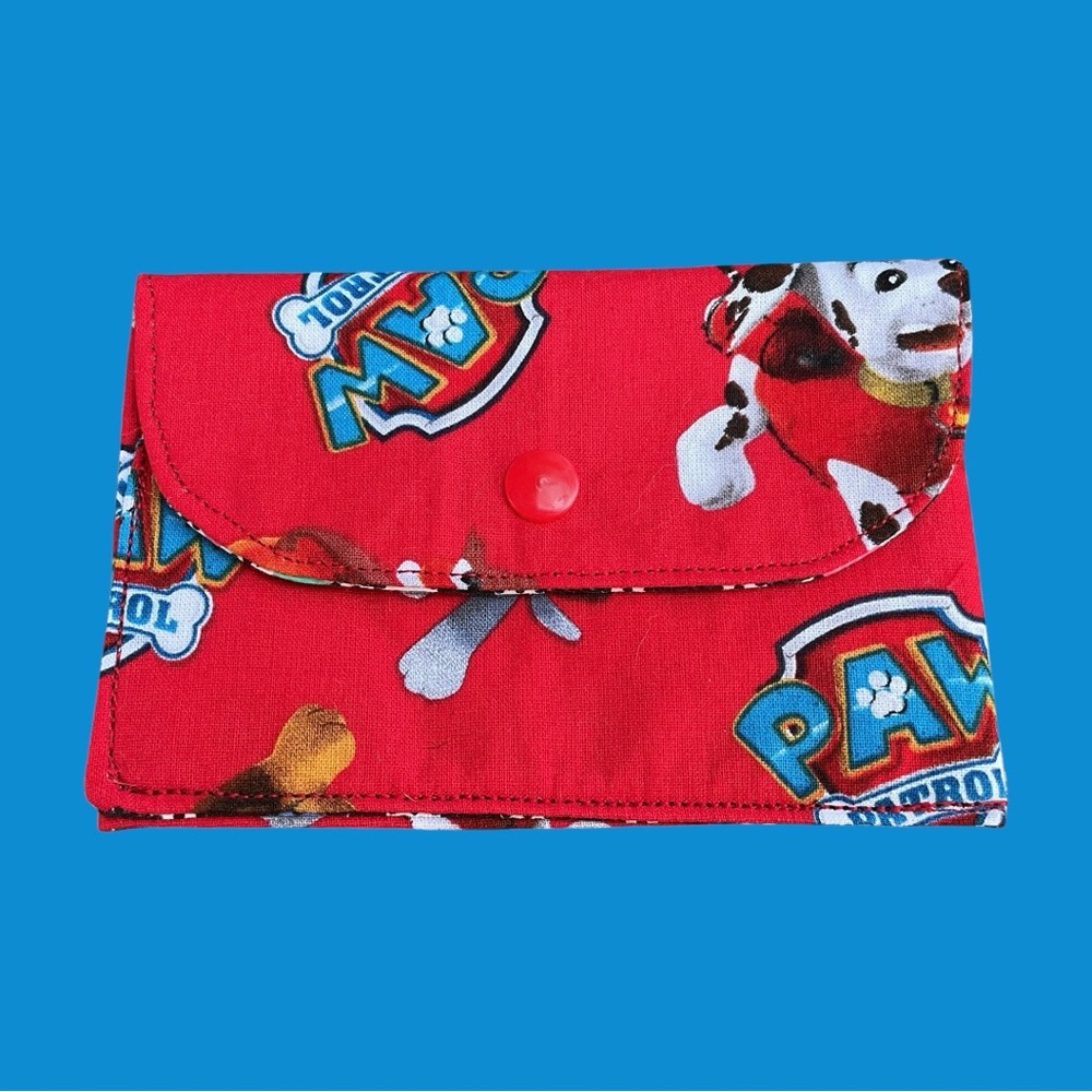 Paw Patrol Kids Wallet Gift Card Holder New Handmade by Darling Darce